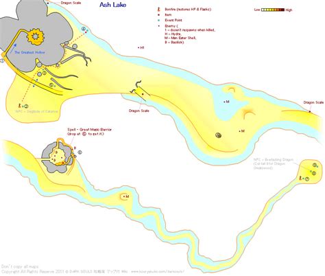 dark souls ash lake map.